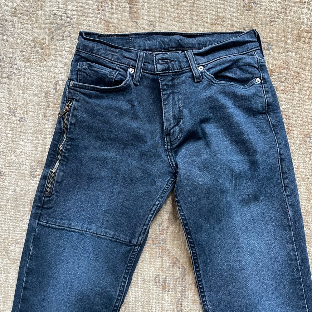 Dark Blue Levi’s 511 Women's Straight Leg Jeans - Picture 2 of 13